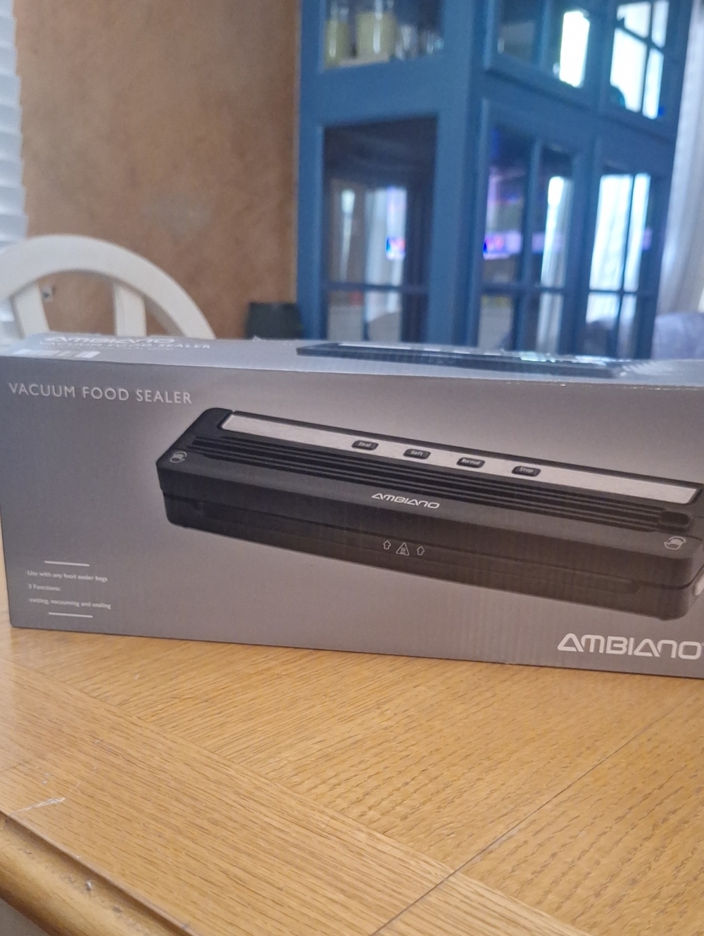 Source Unknown Ambiano Black and Silver Vacuum Food Sealer